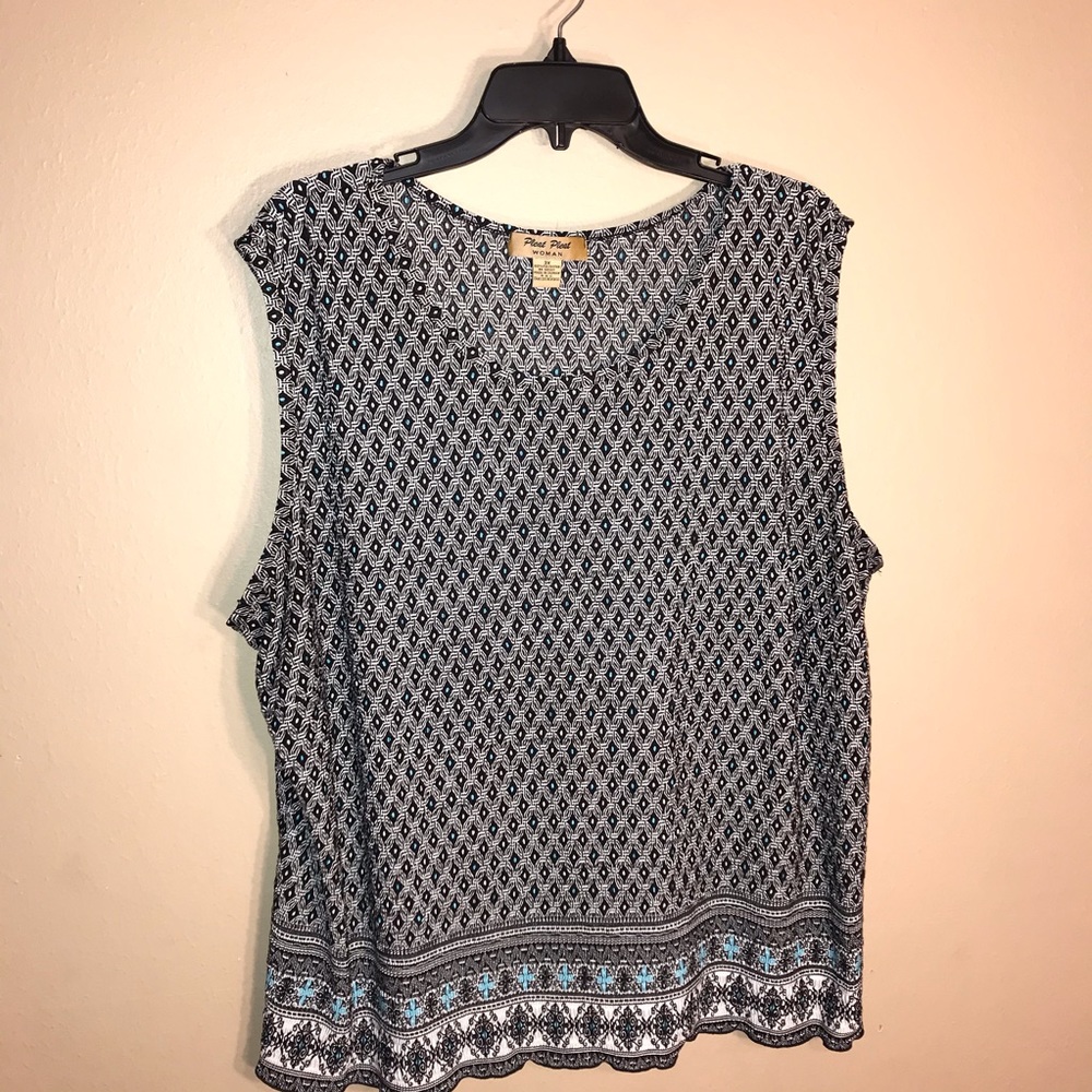 Pleat pleat woman 3x sleeveless top textured